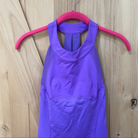 Lululemon Run Make It Count Tank Sz 2 Power Purple - Picture 5 of 11
